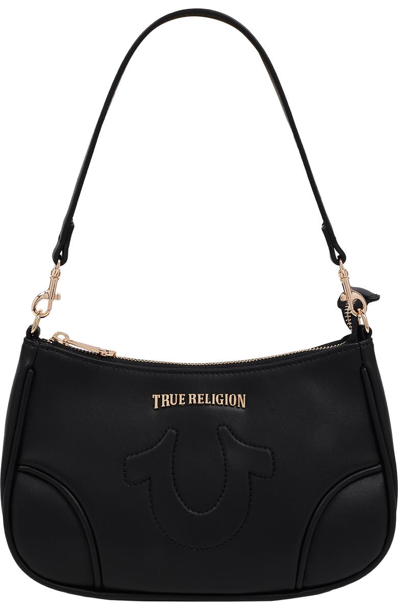 True Religion Punto Logo Shoulder Bag, Main, color,