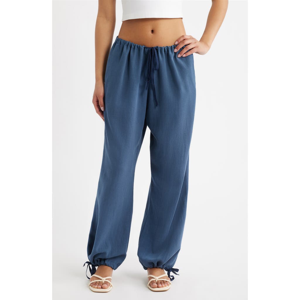 Bella Venice Bridget Woven Balloon Pants in Inidgo at Nordstrom, Size X-Small