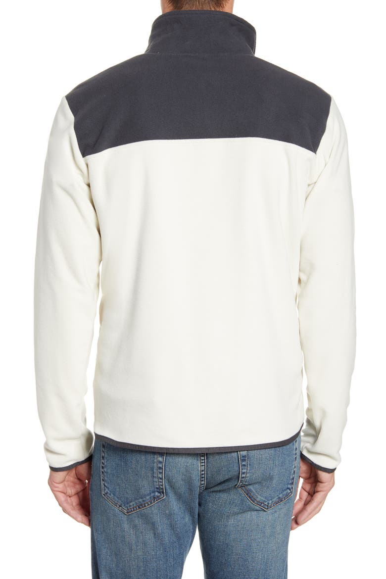 TKA Glacier Quarter Zip Fleece Pullover, Alternate, color, VINTAGE WHITE/ ASPHALT GREY