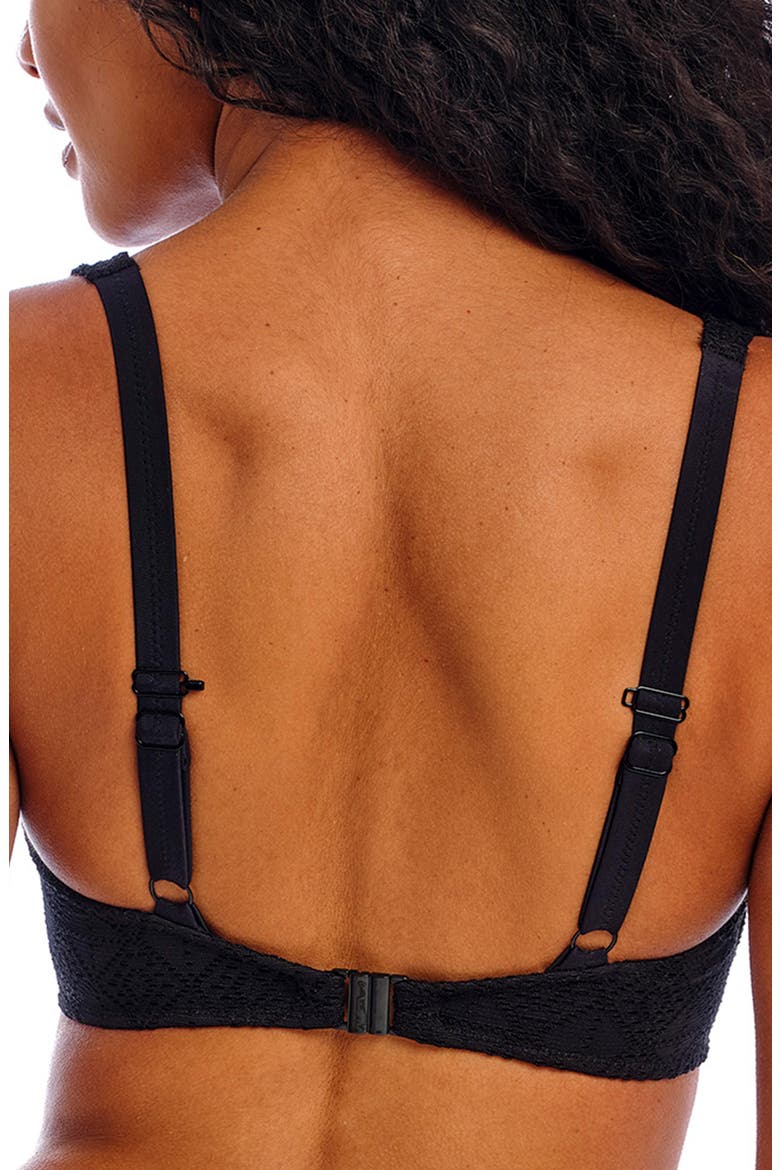 Nomad Nights Underwire Bikini Top, Alternate, color, BLACK (BLK)