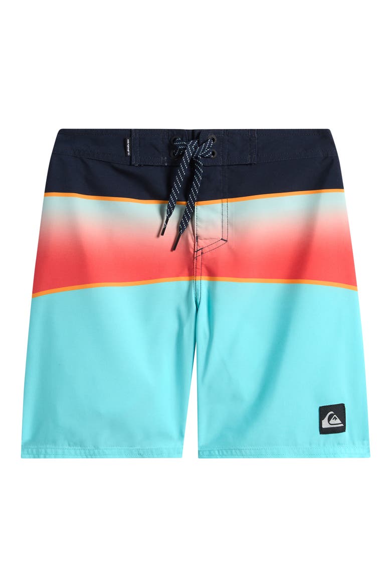 Kids' Everyday Panel Swim Trunks, Main, color, AQUA