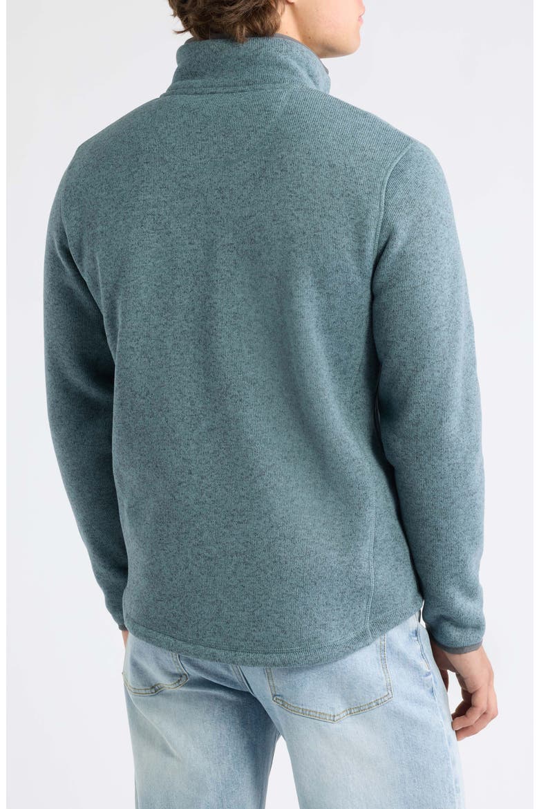 Men's Sweater Fleece Jacket, Alternate, color, FOREST GRAY