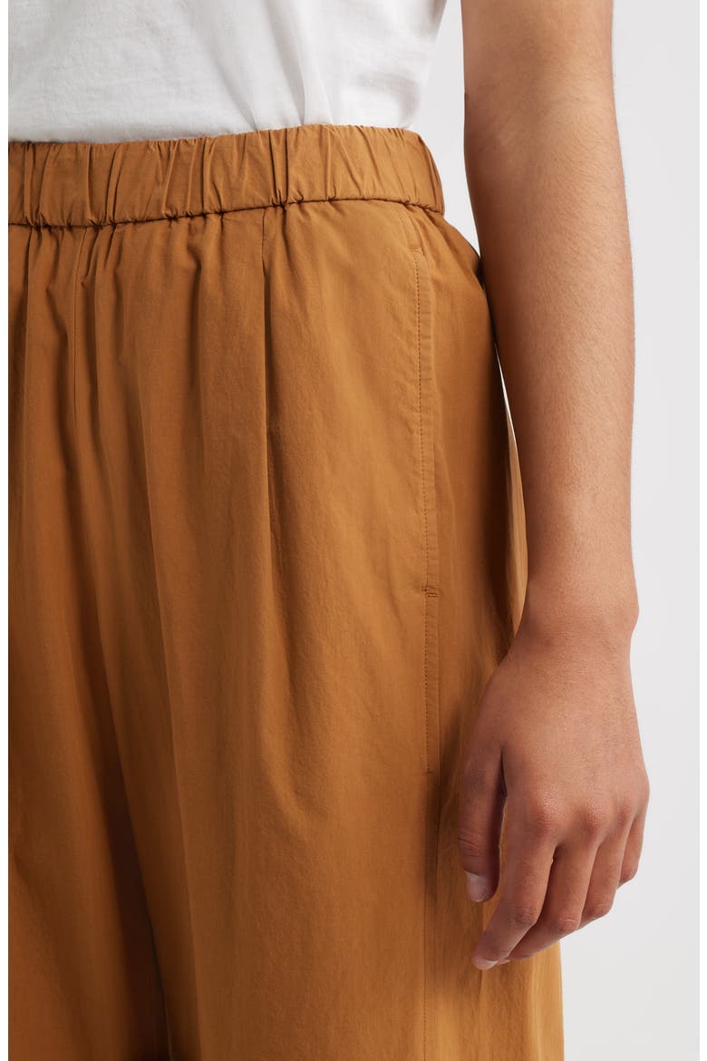 Pleated Lantern Ankle Pants, Alternate, color, BRONZE