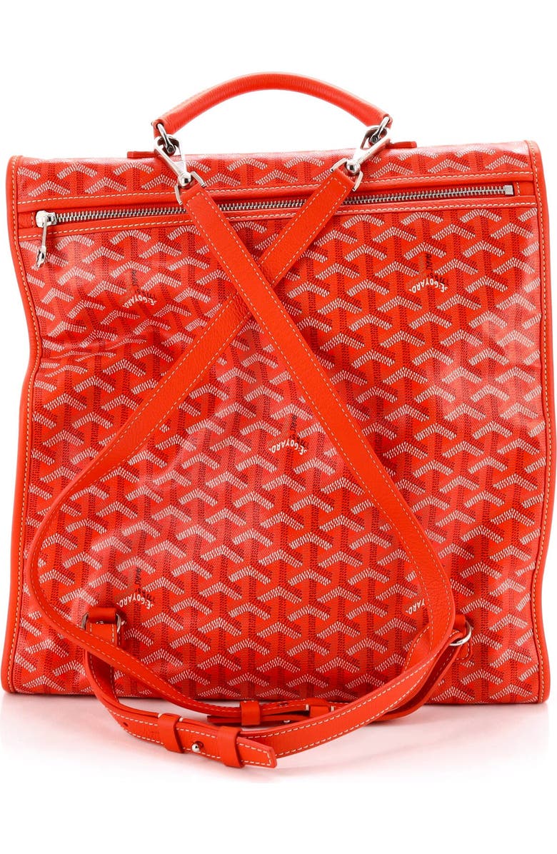 Pre-Owned Goyard Saint Leger Briefcase Backpack Coated Canvas, Alternate, color,