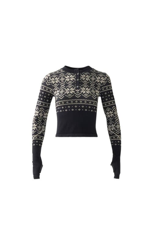 Vitality Baselayer Henley Top In Apres Ski