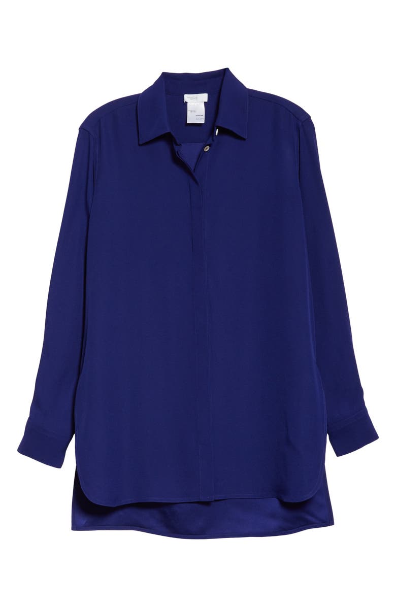 Rosetta Getty Crepe Back Satin Shirt, Alternate, color,