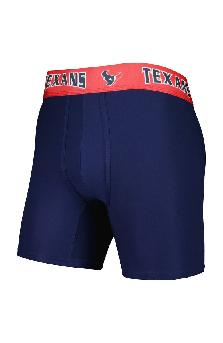 CONCEPTS SPORT Men's Concepts Sport Navy/Red Houston Texans 2-Pack Boxer Briefs Set, Alternate, color,