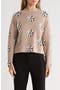 Mock Neck Jacquard Sweater