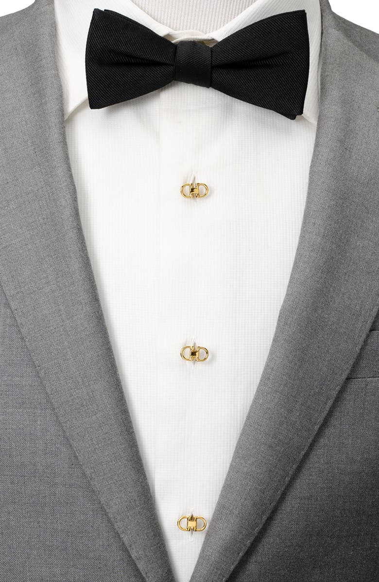 Cufflinks, Inc. Horsebit Cuff Links & Shirt Studs Set, Alternate, color, Gold