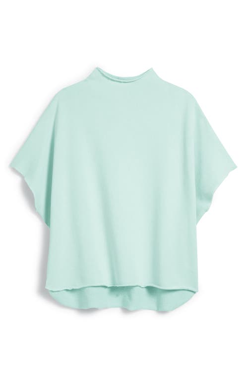 Shop Frank & Eileen Audrey Funnel Neck Capelet In Dewberry Mineral Wash
