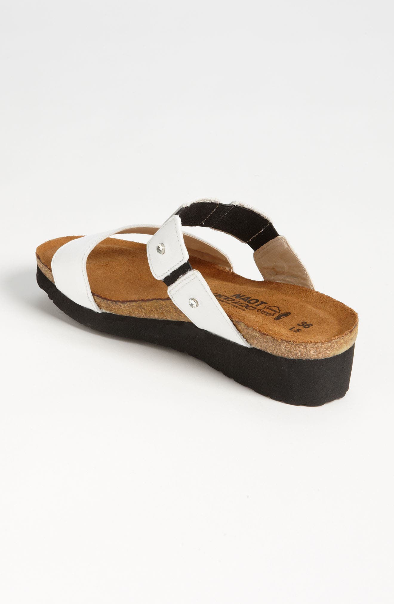 Naot 
Ashley
 Sandal, Alternate, color, White Leather