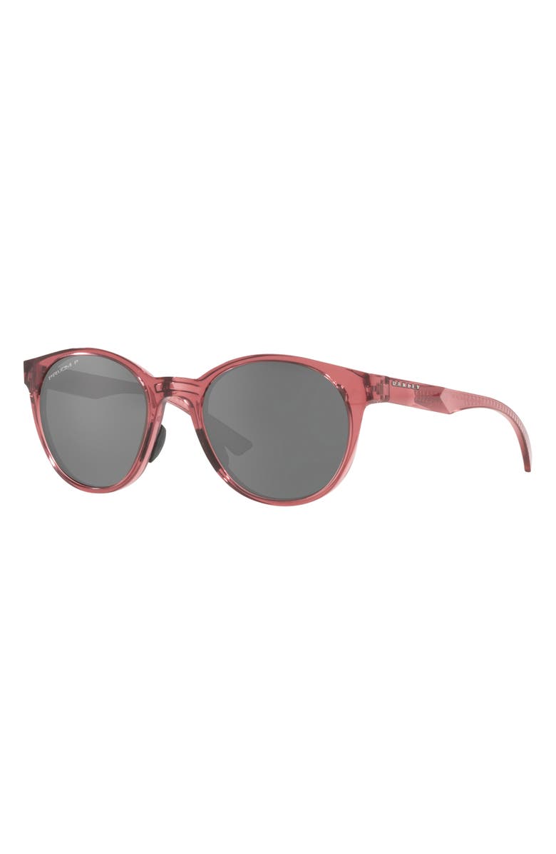 Oakley Spindrift 52mm Prizm<sup>™</sup> Polarized Round Sunglasses, Alternate, color, Black Red