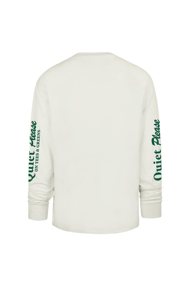 Men's '47  Cream New York Yankees Quiet Please Foundation Long Sleeve T-Shirt, Alternate, color, Cream