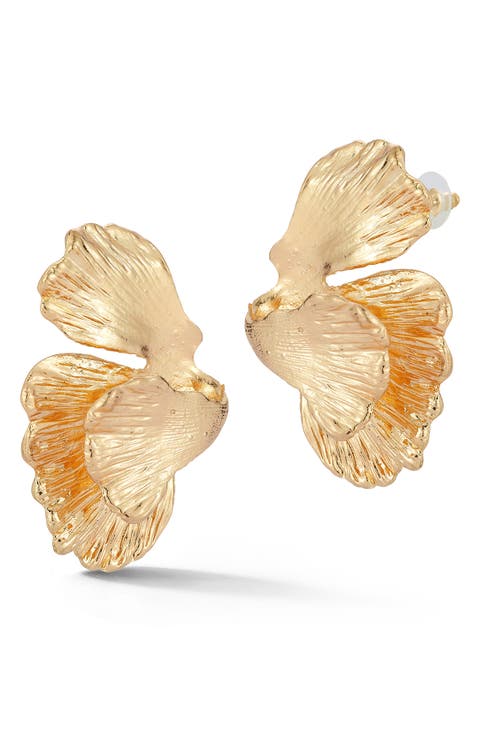Textured Statement Earrings