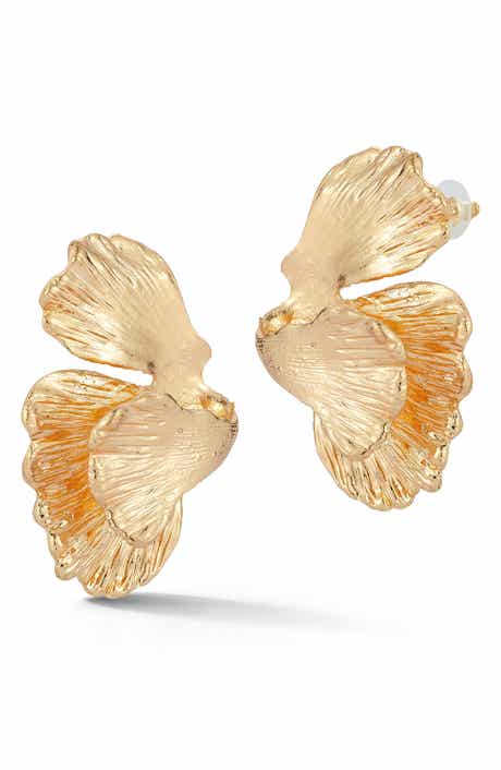 Textured Statement Earrings