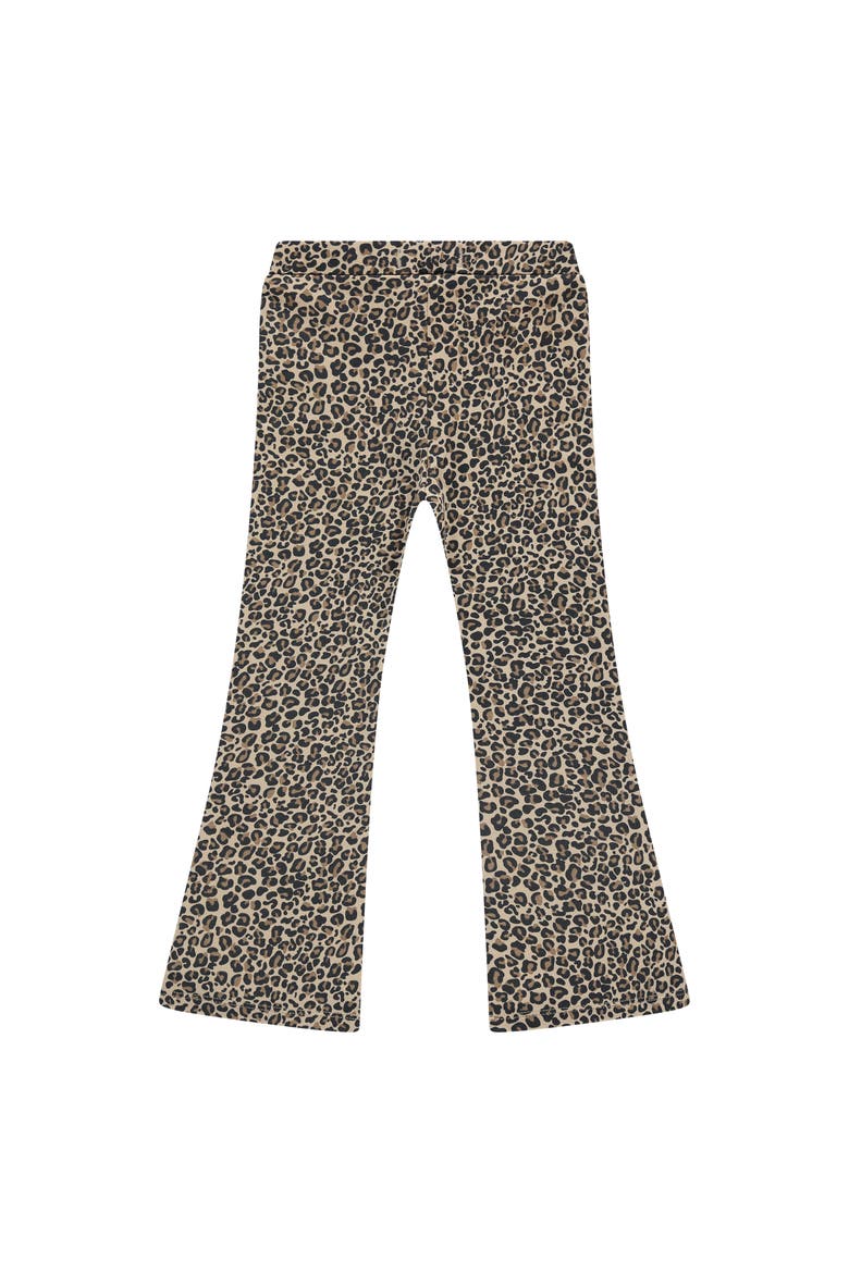 Print Spots Flare Leggings, Alternate, color, Beige