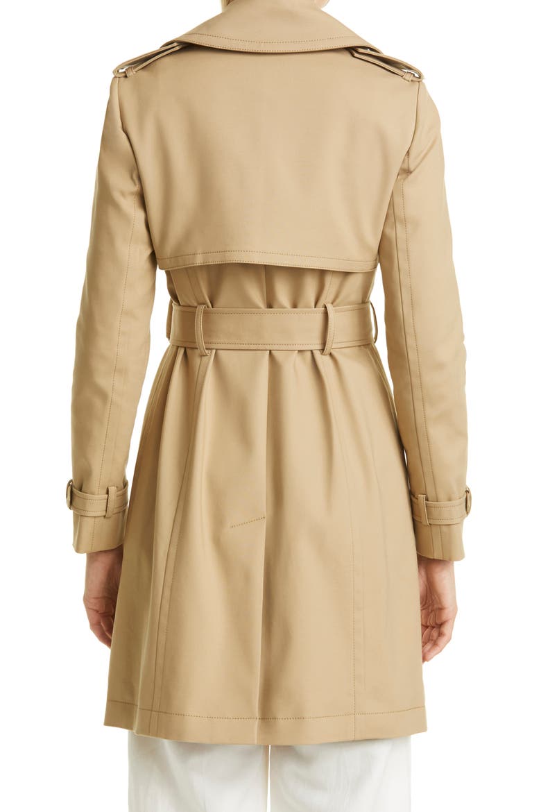 Maite Trench Coat, Alternate, color, LATTE