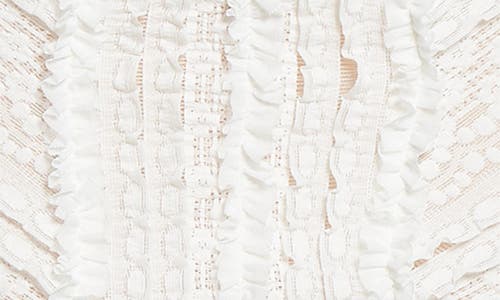 Cinq À Sept Maceio Stretch Lace Tiered Maxi Dress In White