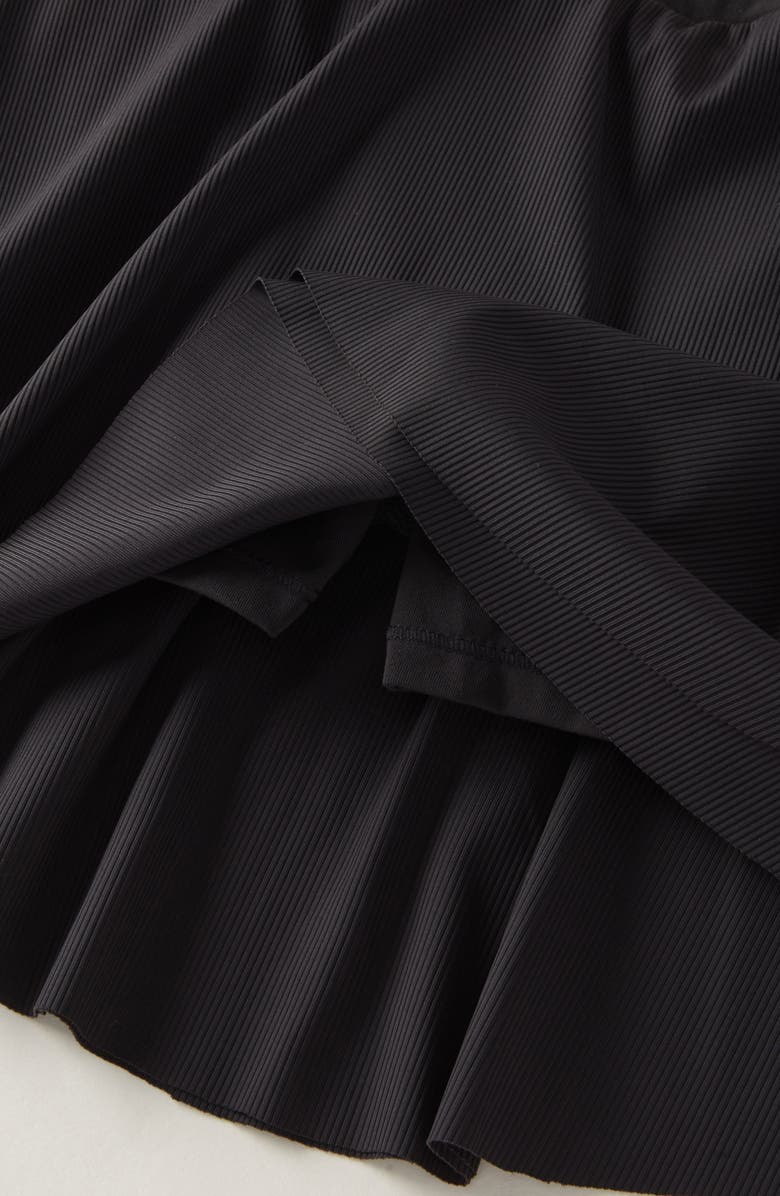 Zella Girl Kids' Run Play Layered Skort, Alternate, color, Black