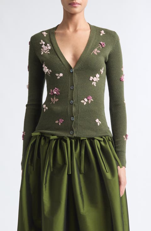 Oscar Ribbon Detail Midi Skirt