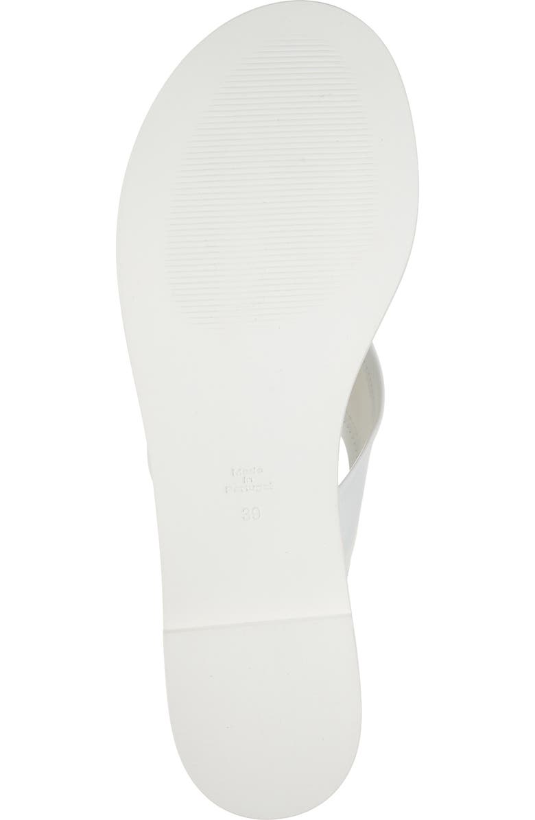 Sandy Liang Clark Bow Thong Sandal, Alternate, color, White