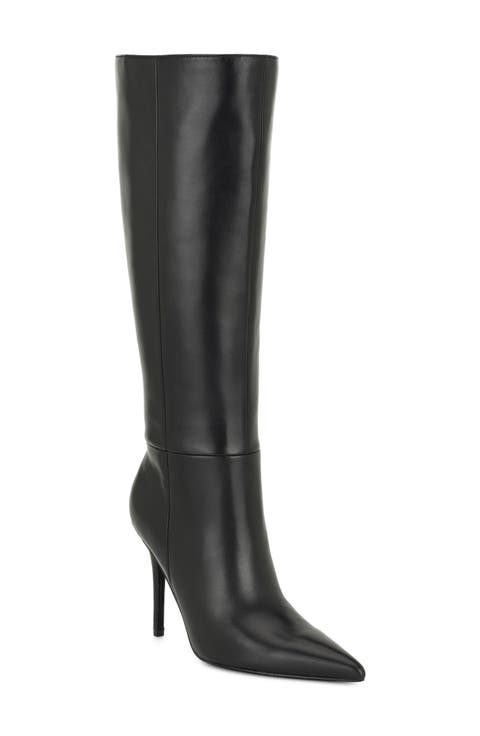 Cherri Faux Leather Knee High Boot