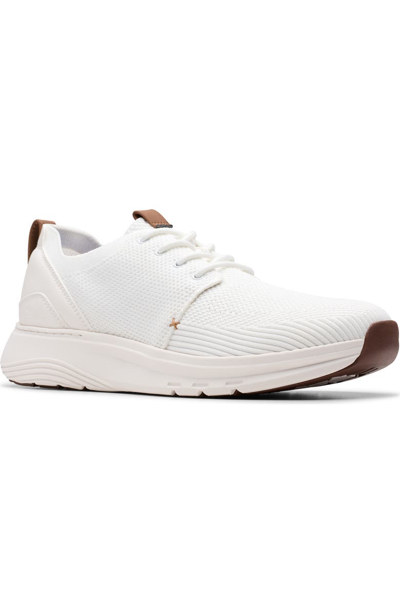 Clarks<sup>®</sup> Motion Trek Mx Sneaker, Main, color, White