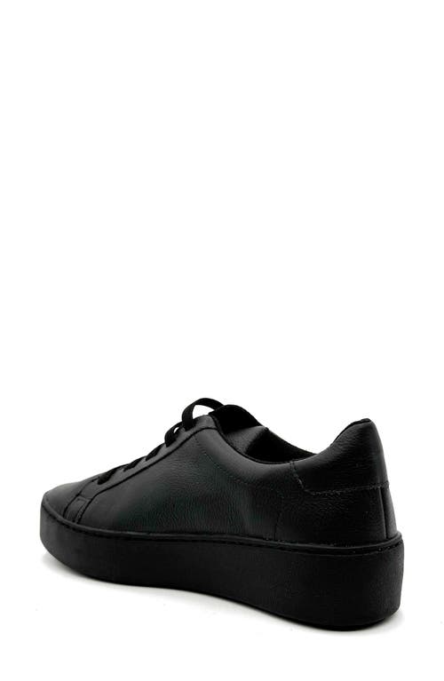 Shop Chelsea Crew Meloni Low Top Sneaker In Black Leather