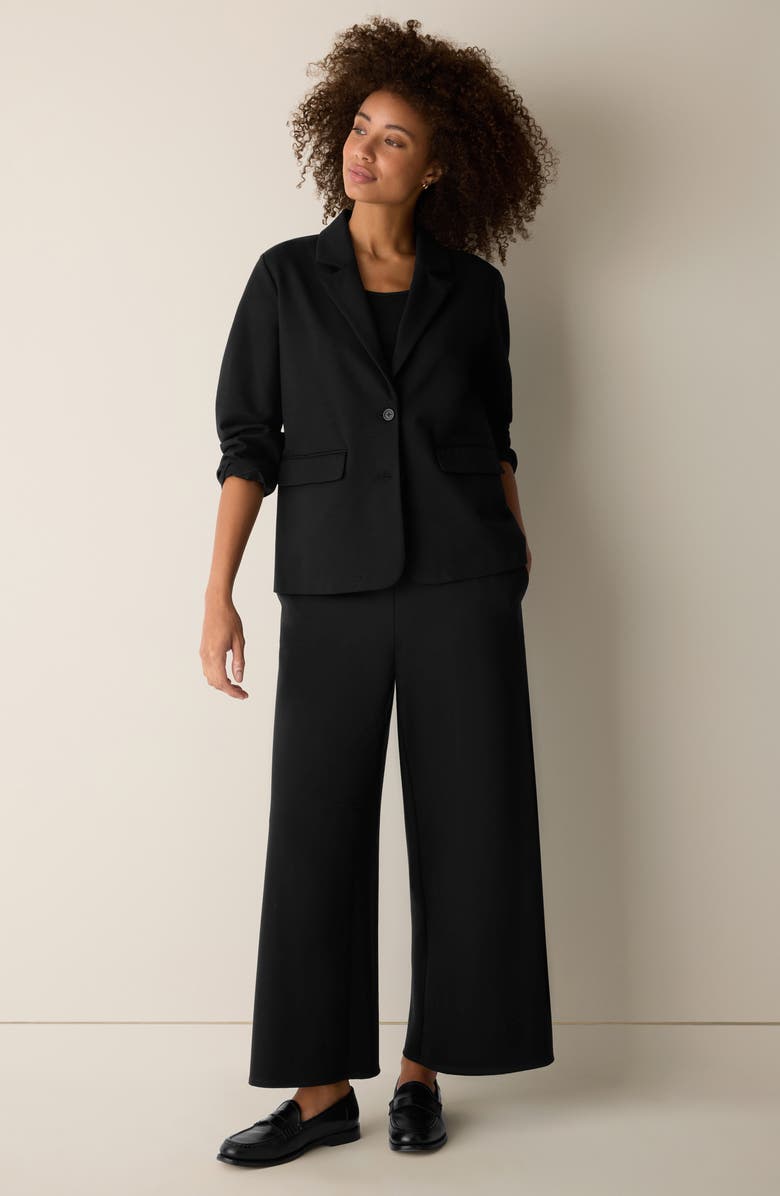 Eileen Fisher Easy Blazer, Alternate, color, Black