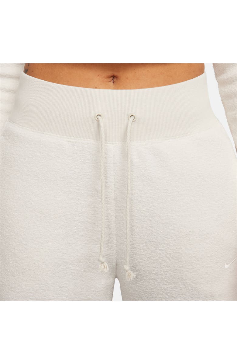 Nike Sportswear Phoenix Plush High Waist Wide Leg Fleece Pants, Alternate, color, Lt Orewood Brn/ Sail