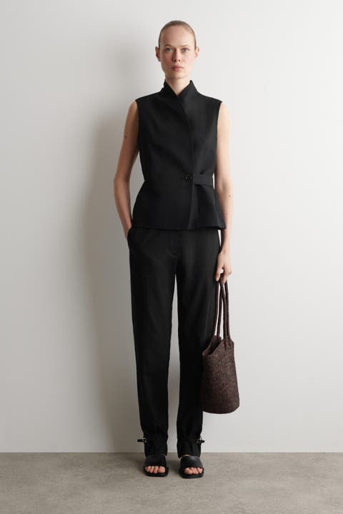 Hand-Woven Market Tote - Straw