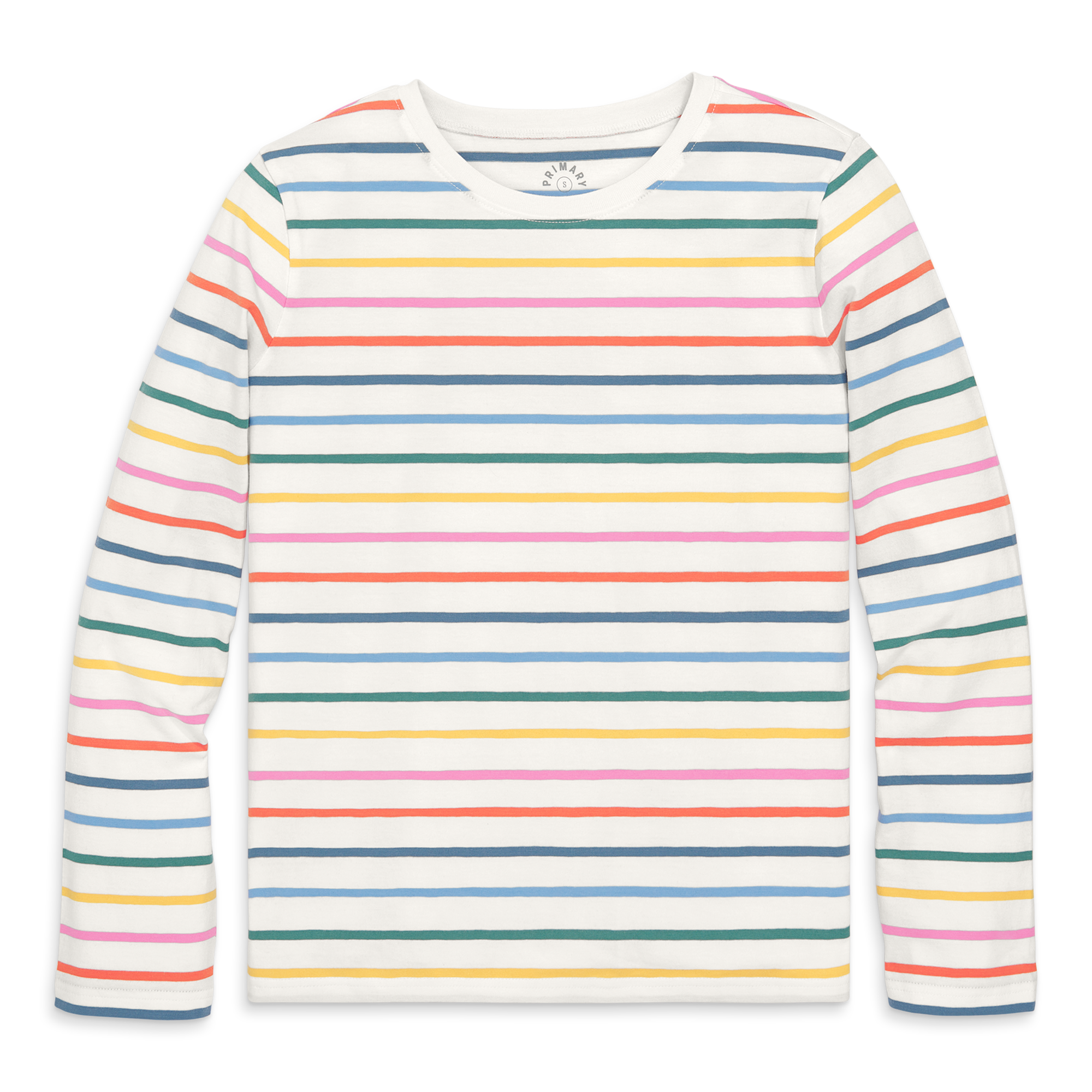 selected Ivory Rainbow Stripe New
