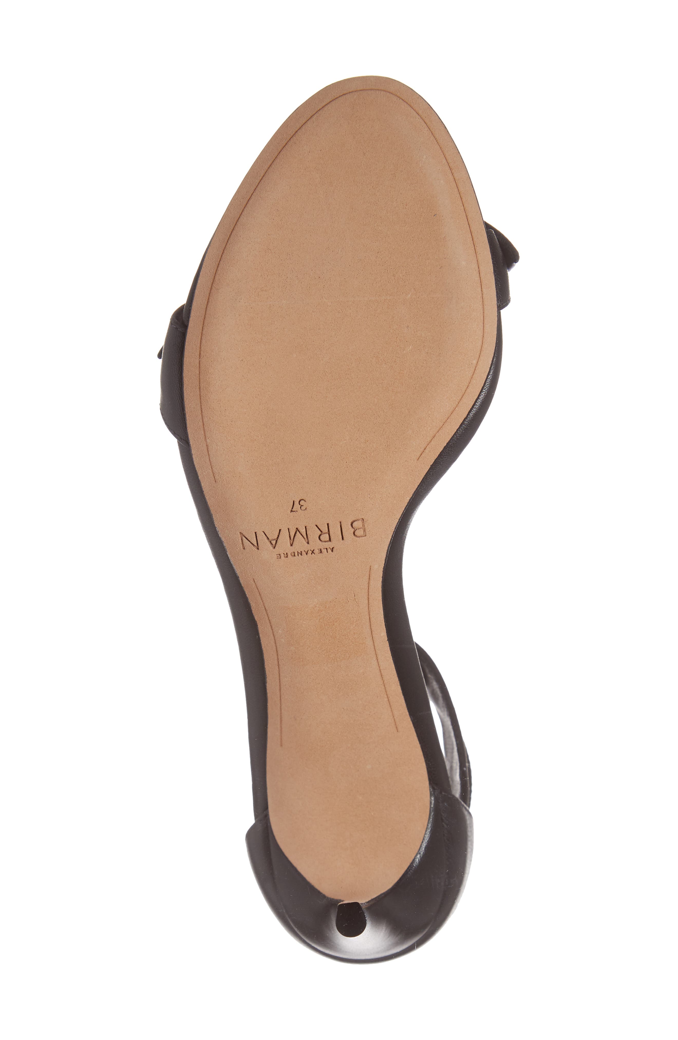 Alexandre Birman Clarita Ankle Tie Sandal, Alternate, color, Black Leather