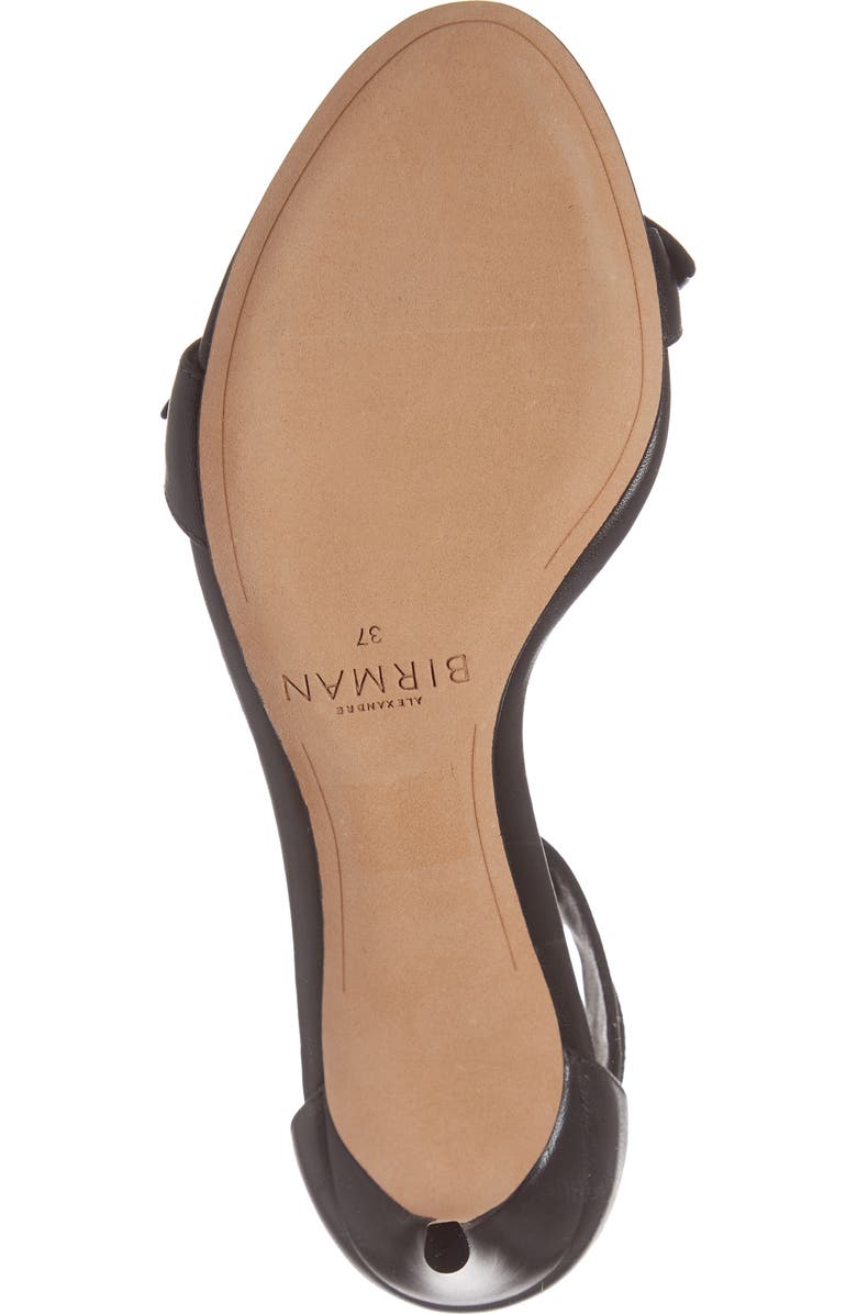 Alexandre Birman Clarita Ankle Tie Sandal, Alternate, color, Black Leather