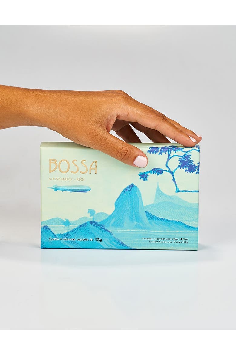 Bossa 4 Soaps Set, Alternate, color, Clear