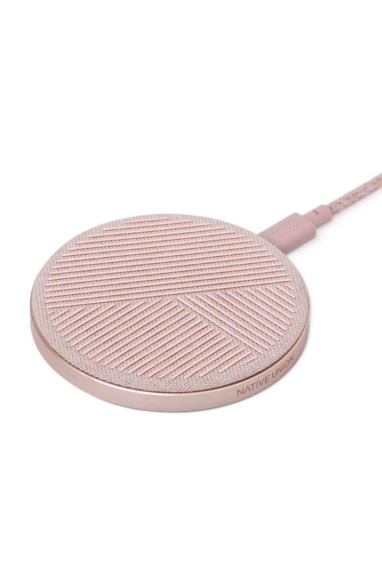 Native Union Drop Wireless Charger, Alternate, color, Rose