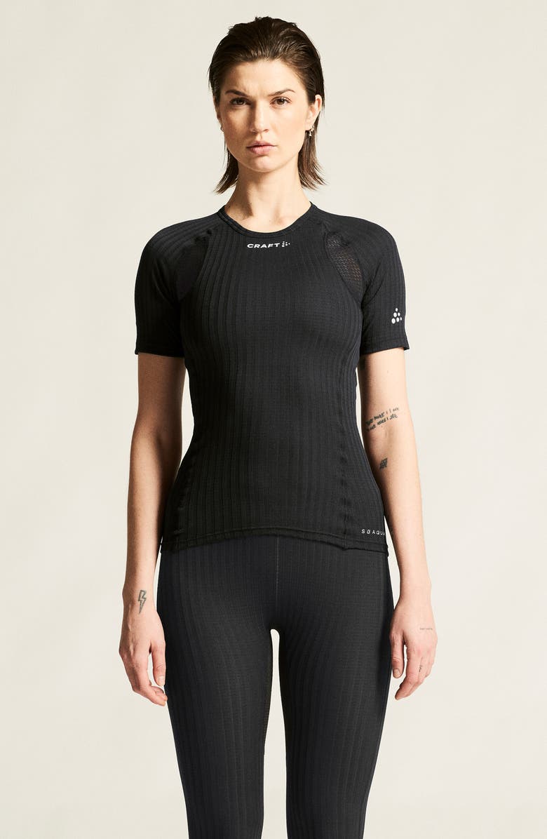 Craft Active Extreme X Rib Base Layer, Alternate, color, Black