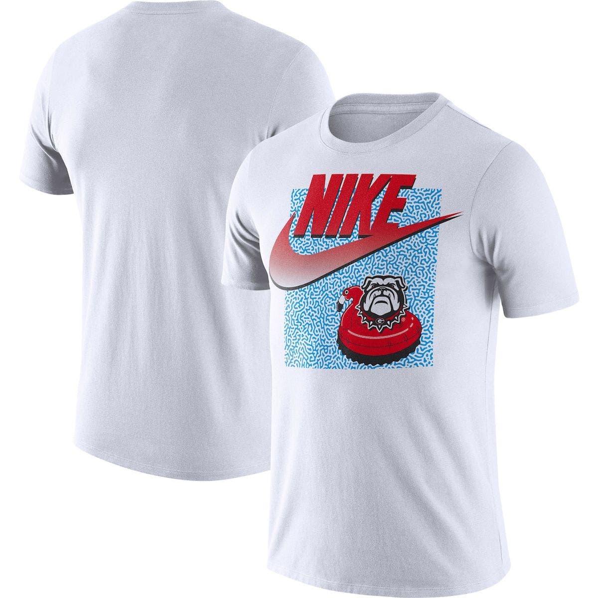 Nike Men's Nike White Georgia Bulldogs Swoosh Spring Break T-Shirt (Men ...