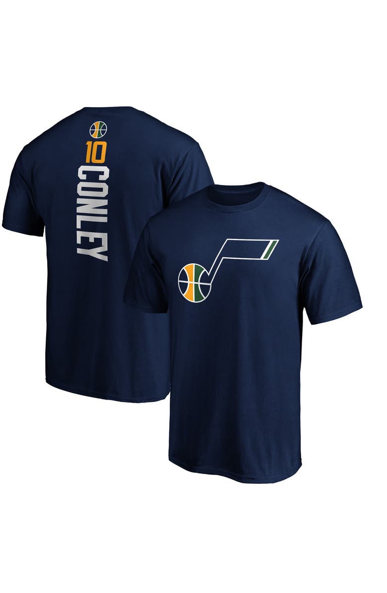 FANATICS Men's Fanatics Branded Mike Conley Navy Utah Jazz Team Playmaker Name & Number T-Shirt, Main, color, 