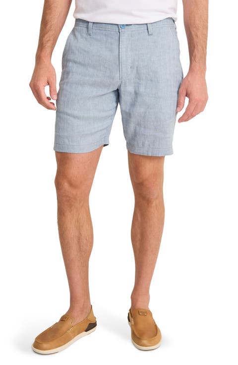 Beach Coast Linen Blend Shorts (Regular & Big)