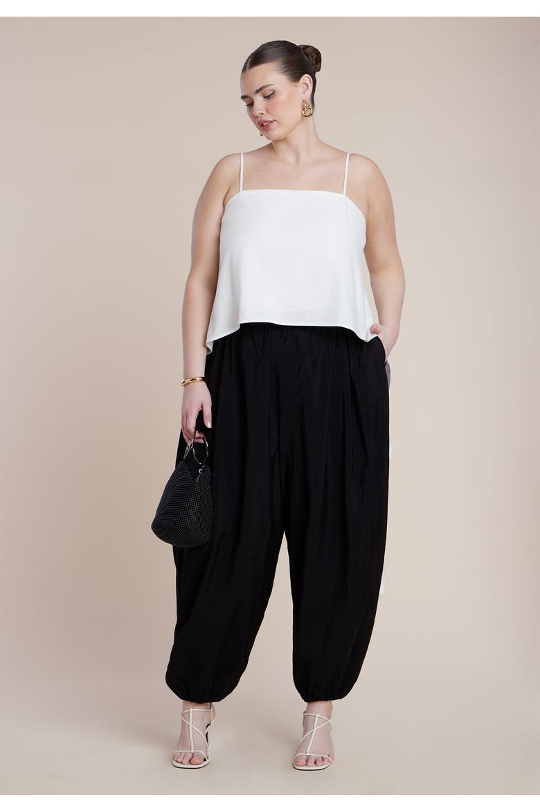 Dramatic Balloon Pants, Alternate, color, BLACK ONYX