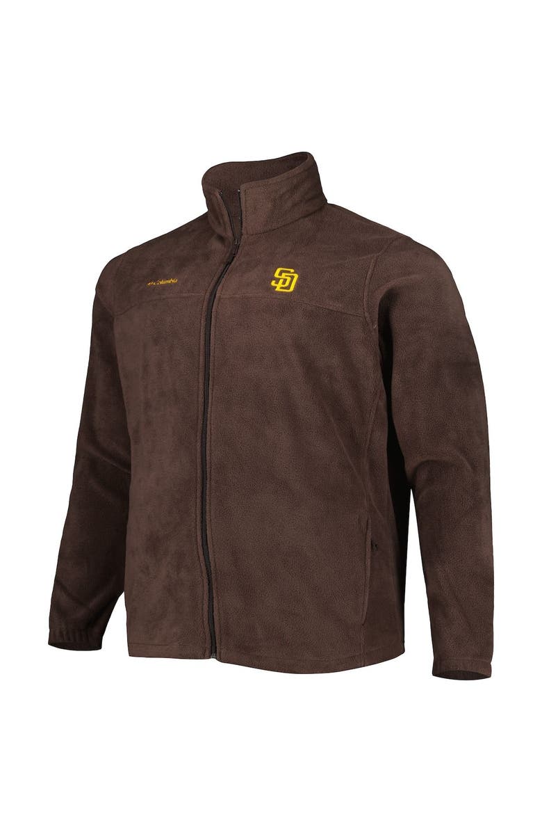 Columbia Men's Columbia Brown San Diego Padres Big & Tall Steens Mountain Full-Zip Jacket, Alternate, color,