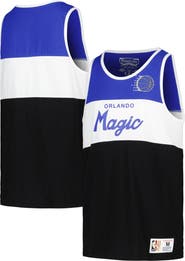 Mitchell & Ness Youth Mitchell & Ness Blue/Black Orlando Magic Hardwood Classics Special Script Tank Top