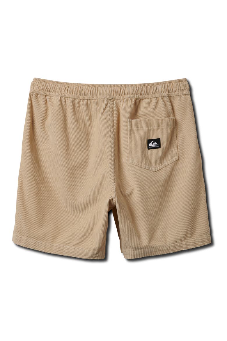 Taxer Corduroy Drawstring Shorts, Alternate, color, FOG GREY