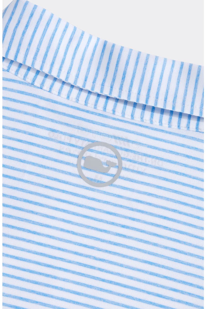 Stripe Sankaty Short Sleeve Performance Polo, Alternate, color, OCEAN BREEZE TEJEDA