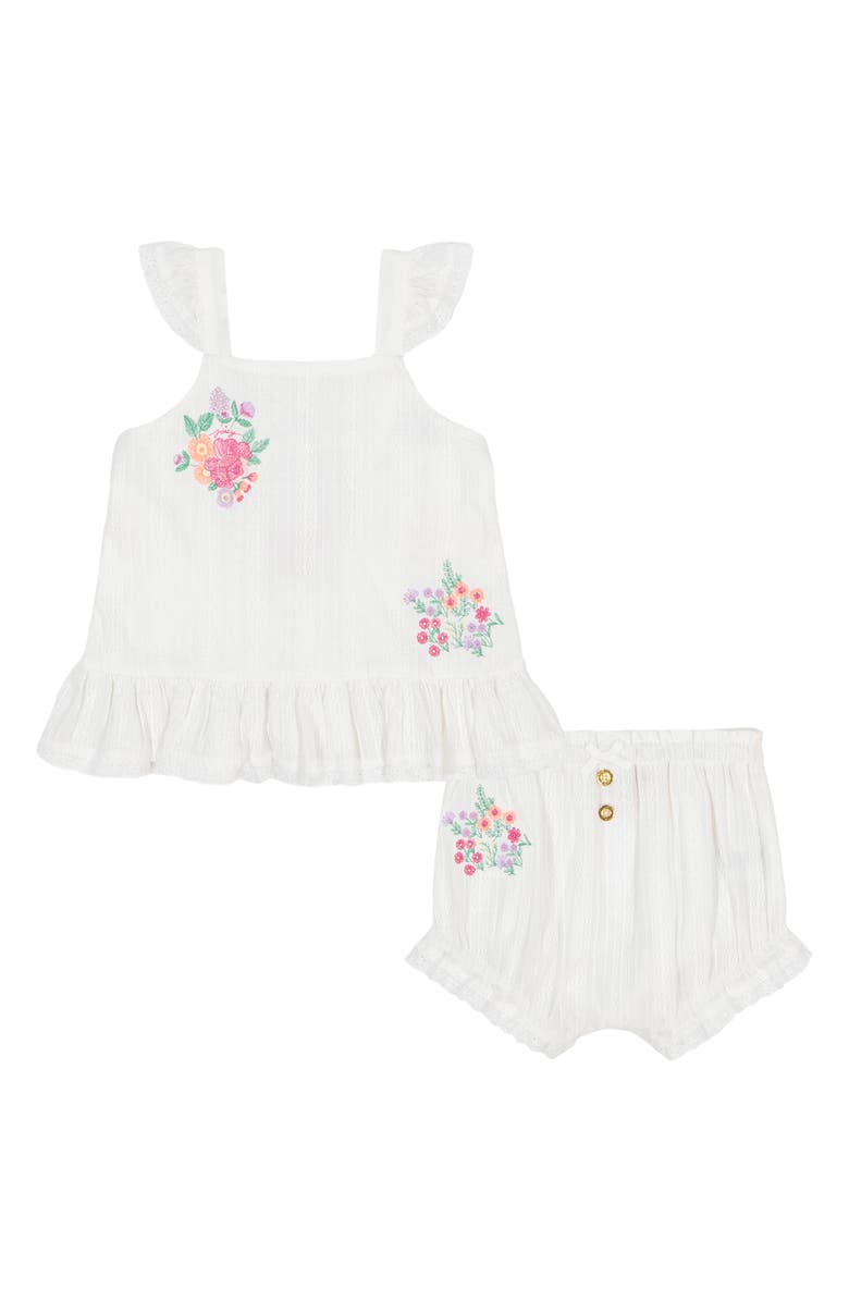 Juicy Couture Embroidered Tank Top & Bloomers Set, Main, color,