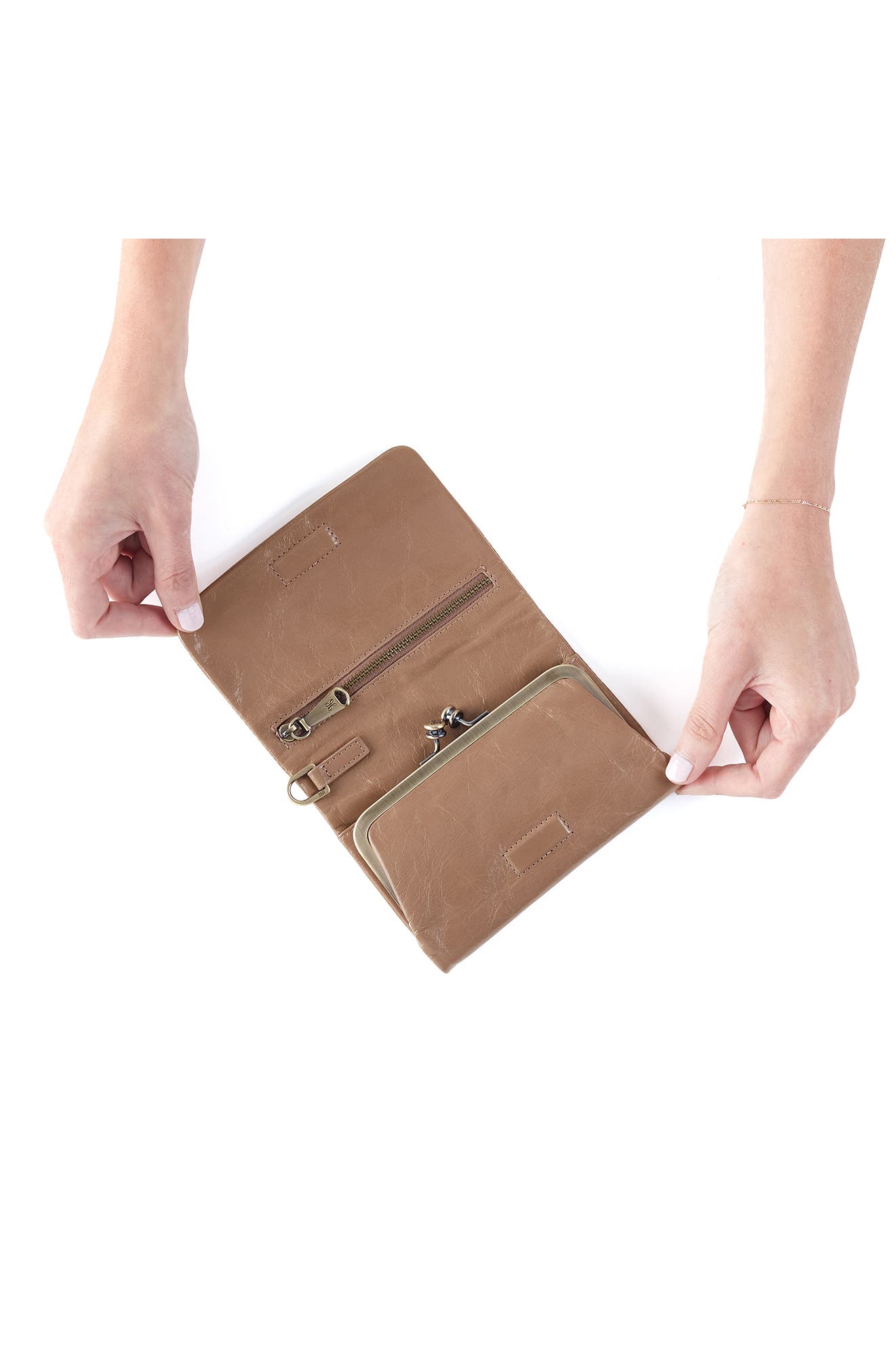 Ross Bead Leather Wristlet, Alternate, color, CASHMERE