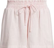 BP. Linen Blend Lace Trim Shorts