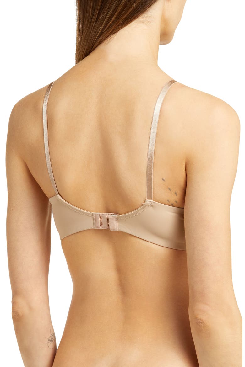 Entice Lace Push-Up Bra, Alternate, color, NYLON/ WHTE
