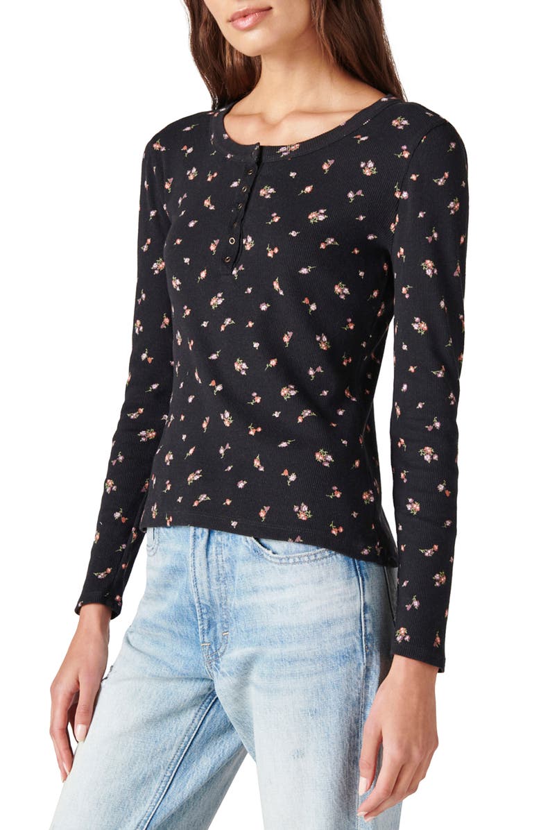 Lucky Brand Rib Cotton Henley, Alternate, color,